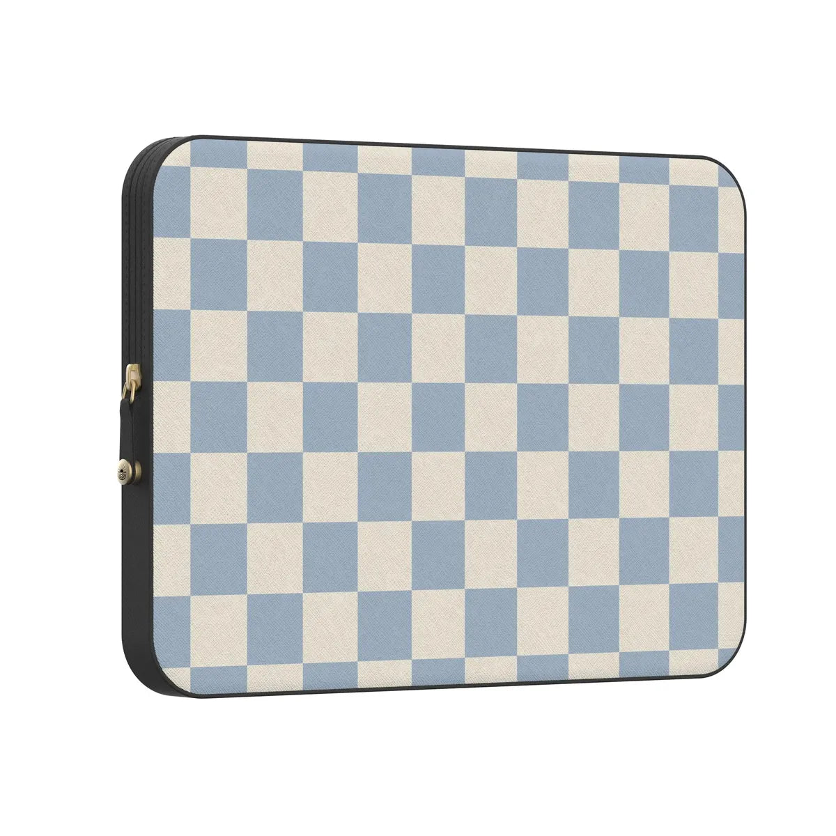Fit Check | Light Blue Checkerboard Laptop Case