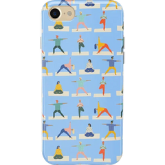 Go with the Flow | Light Blue Yoga Case