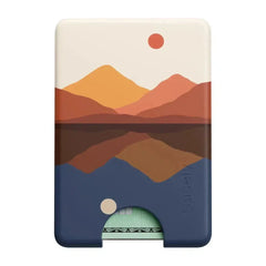 Opposites Attract | Day & Night Colorblock Mountains MagWallet