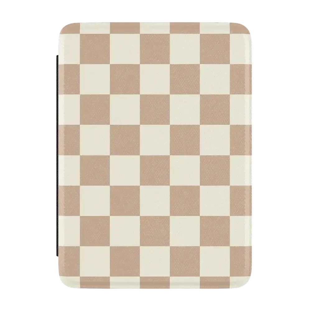 Fit Check | Neutral Checkerboard Kindle Case