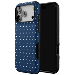 On the Dot | Navy Polka Dot Case