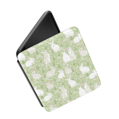 Hop to it | Green Bunny Kindle Case