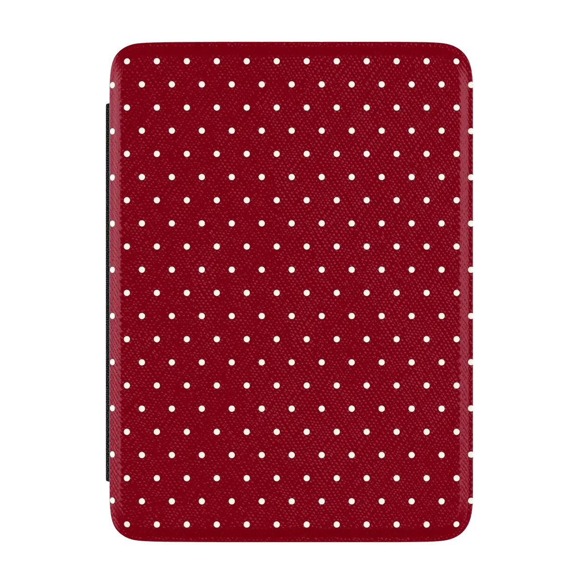 On the Dot | Maroon Polka Dot Kindle Case