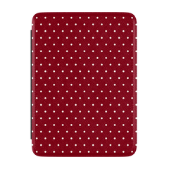 On the Dot | Maroon Polka Dot Kindle Case