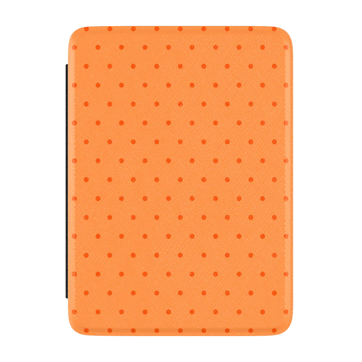 On the Dot | Orange Polka Dot Kindle Case