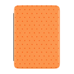 On the Dot | Orange Polka Dot Kindle Case