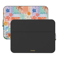 Tropical Heat | Beachy Collage Laptop Case