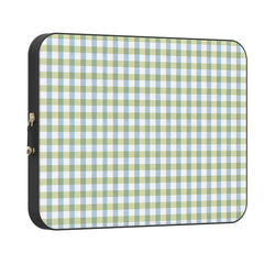 Pastel Picnic | Blue & Green Gingham Laptop Case