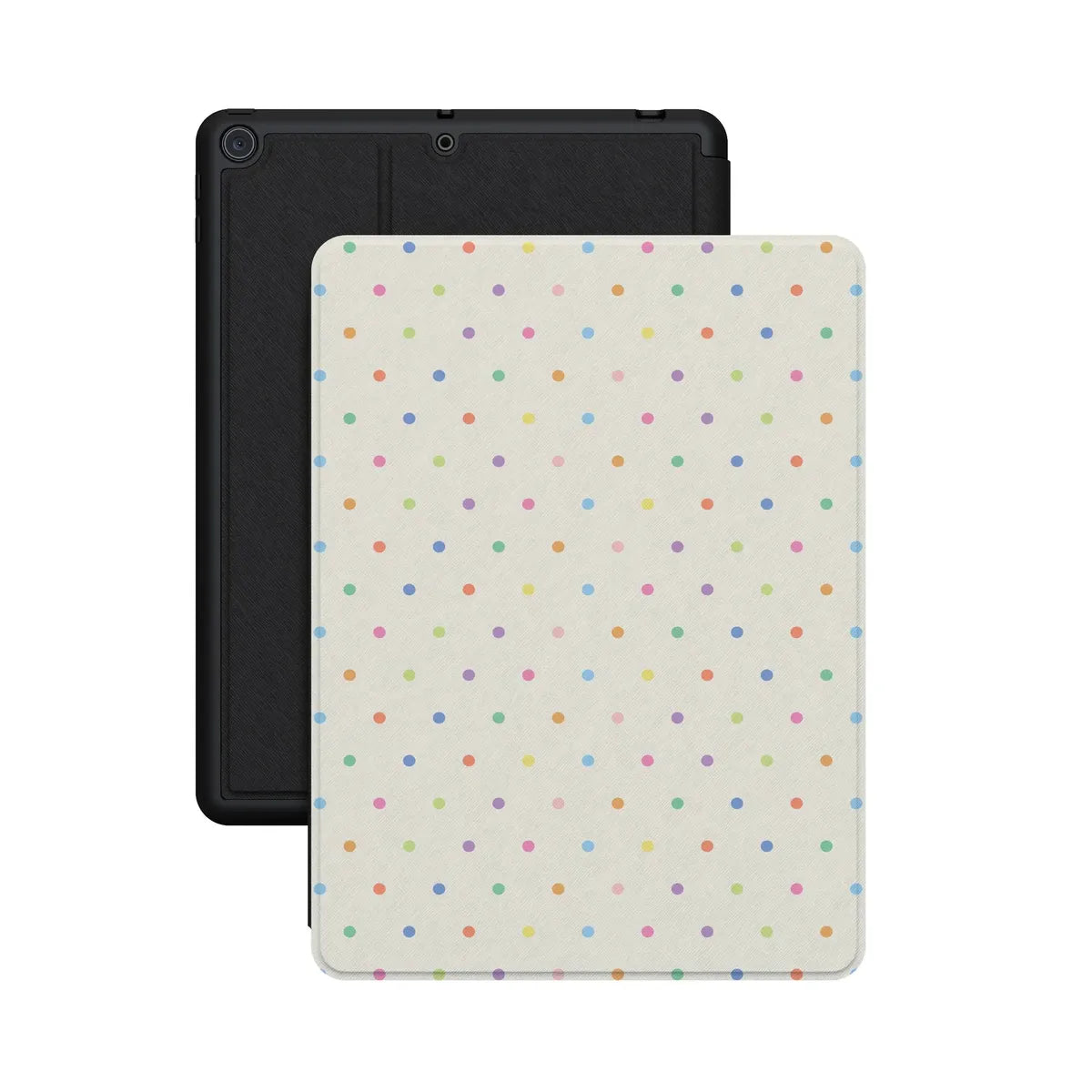 On the Dot | Rainbow Polka Dot iPad Case