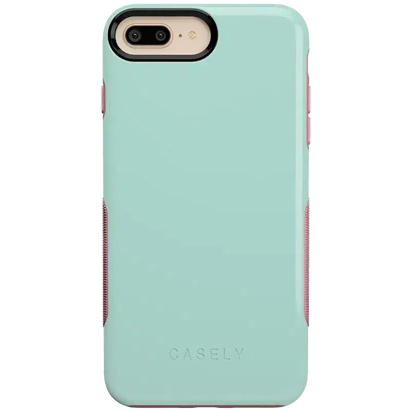 Mint Green on Pink | Ultra-Protective Bold Case