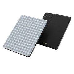 Pastel Picnic | Blue Gingham iPad Case
