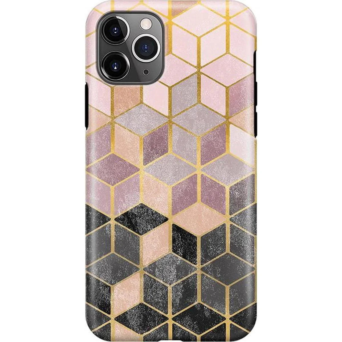 Stepping Up | Geo Rose Gold Marble Case