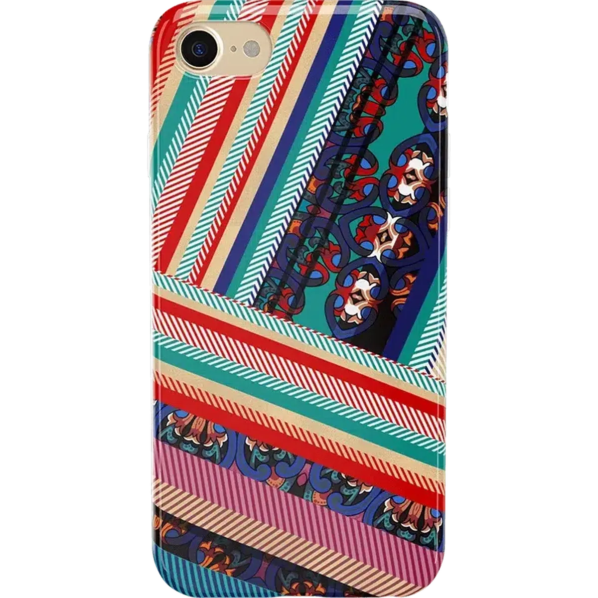 Wearing Layers | Layered Patchwork iPhone Case