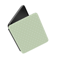 On the Dot | Green Polka Dot Kindle Case