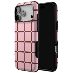 Uptown Gridlock | Pink Checkerboard Case