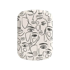 We're All Human | Minimal Face Art Power Pod