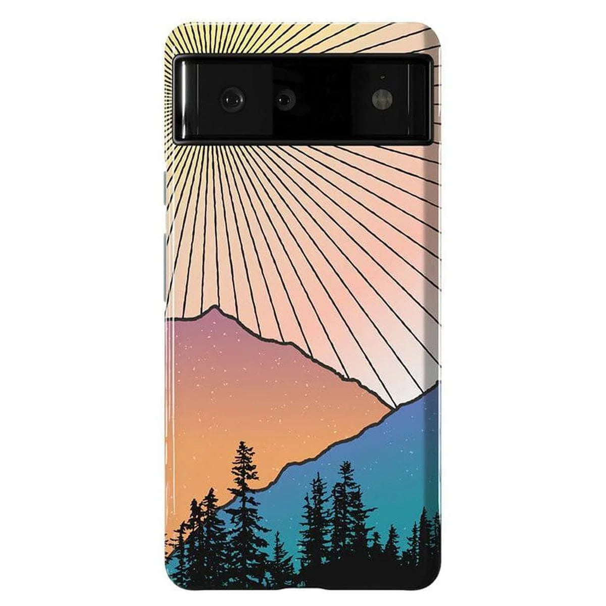 Golden Hour | Mountain Sunset Google Pixel Case