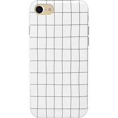 Off the Grid | White & Black Lined Case