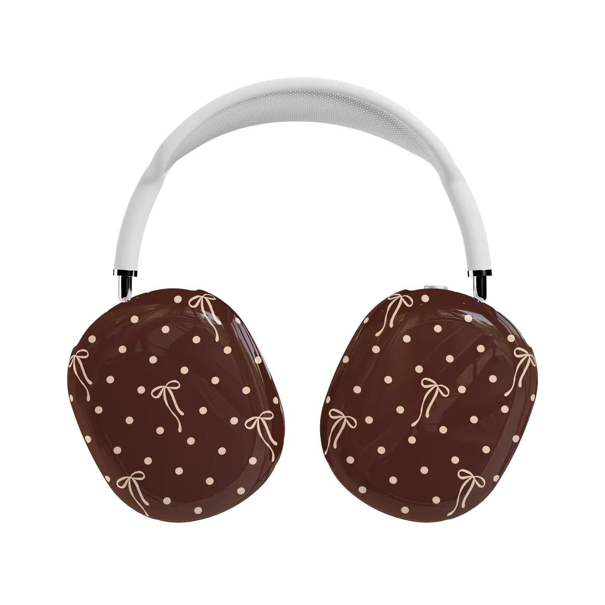 Teddy Bows | Brown Polka Dot AirPods Max Case
