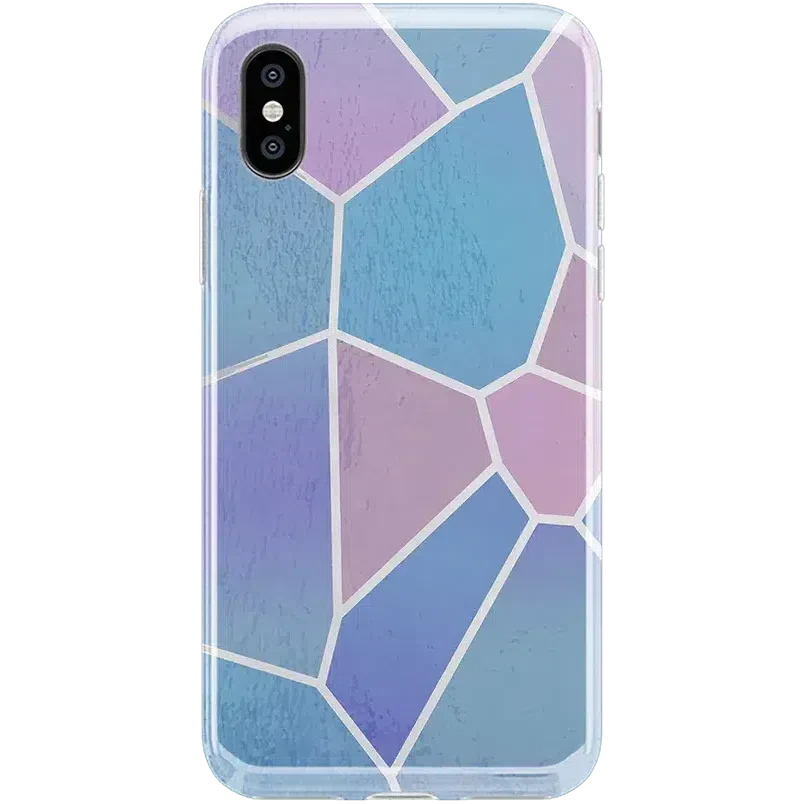 Other Side | Holographic Metallic Stained Glass Marble Case