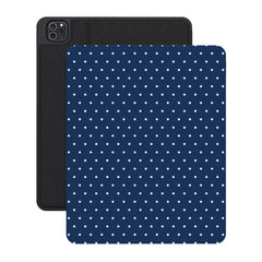 On the Dot | Navy Polka Dot iPad Case
