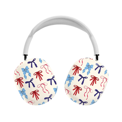 American Girlie | Red White & Blue Bows AirPods Max Case