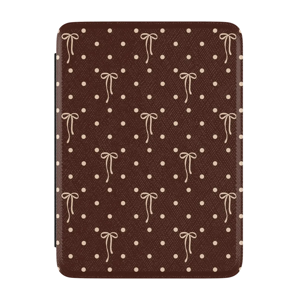 Teddy Bows | Brown Polka Dot Kindle Case