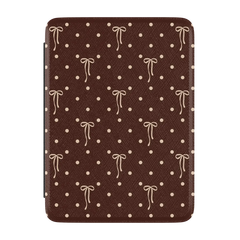 Teddy Bows | Brown Polka Dot Kindle Case