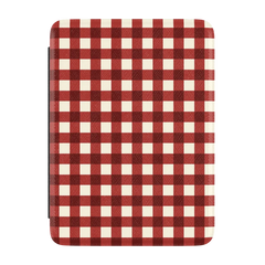 Checked Twice | Red Plaid Kindle Case