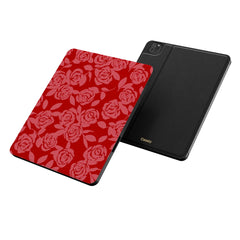 Final Rose | Red & Pink Floral iPad Case