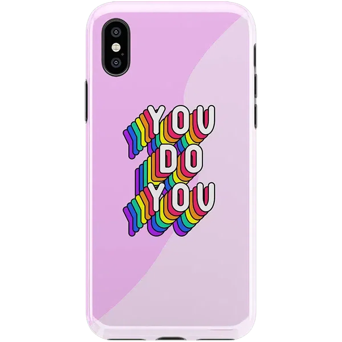 YOU DO YOU | Purple Print iPhone Case