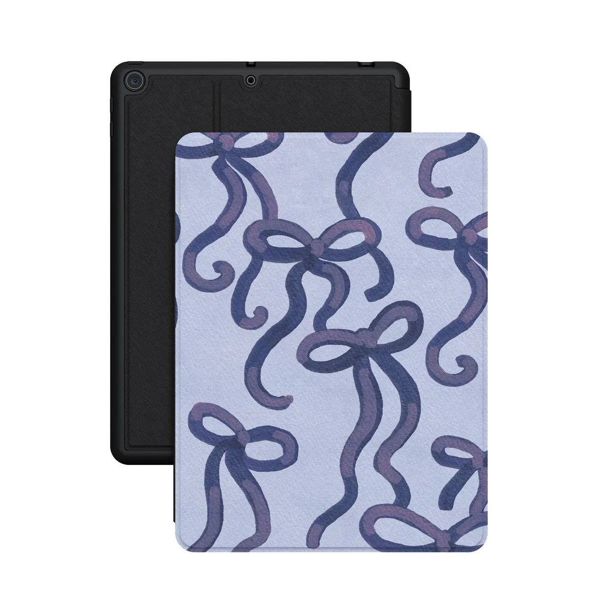 Love Me Knot | Blue Bow iPad Case